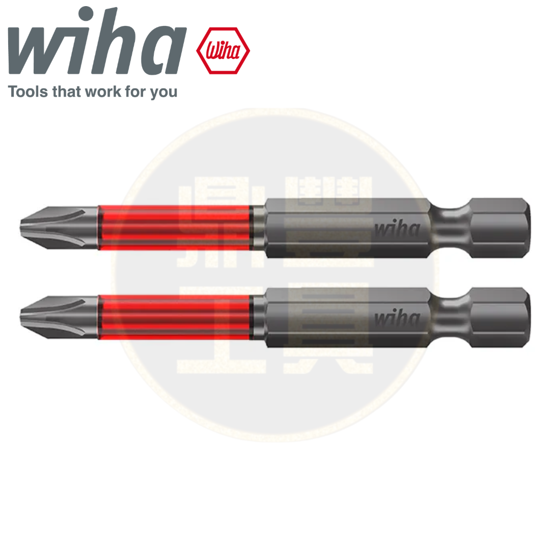 Wiha 單頭沖擊小批頭PH2x65MM (2支裝) WI91008C