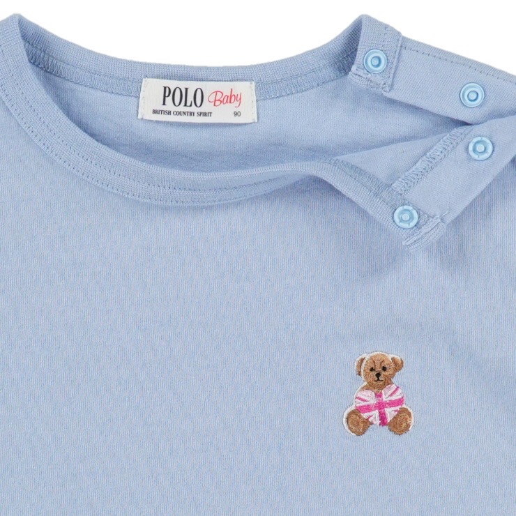 🇯🇵限量預訂 日本直送🇯🇵Polo Baby兩色愛心小熊刺繡短袖T恤