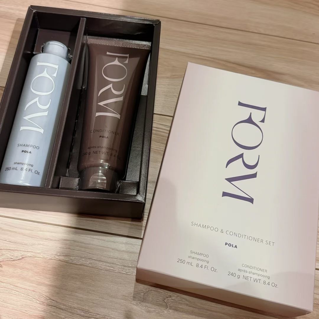 POLA Form 馥美洗護套裝（1️⃣洗髮水250ml+2️⃣滋潤護髮素240g)。【香港專櫃】
