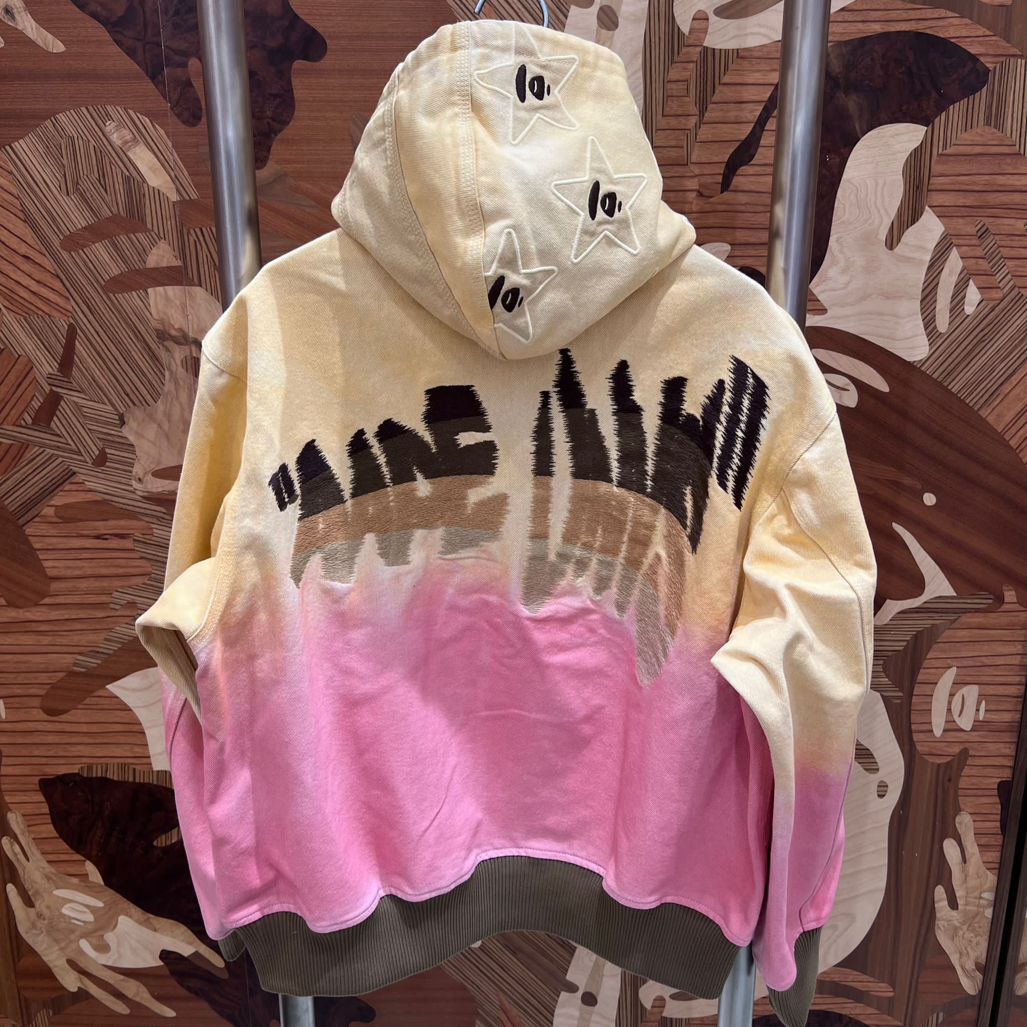 AAPE AAPEUNVS moonface hooded zip-up jacket (7775)