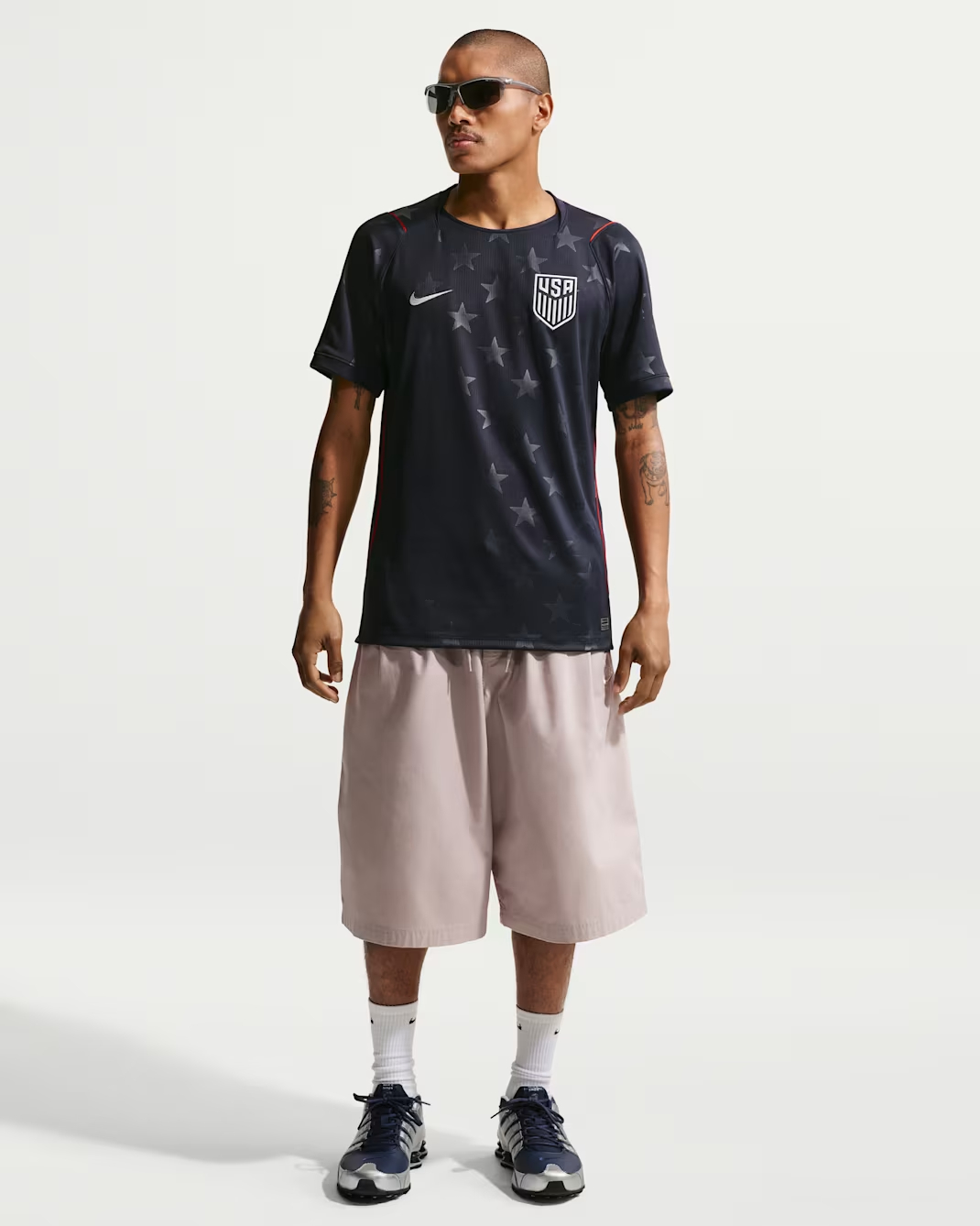 🌌碳素黑 Nike USA 美國隊 2026-27 作客球迷版球衣 (可加印字章) IB5395