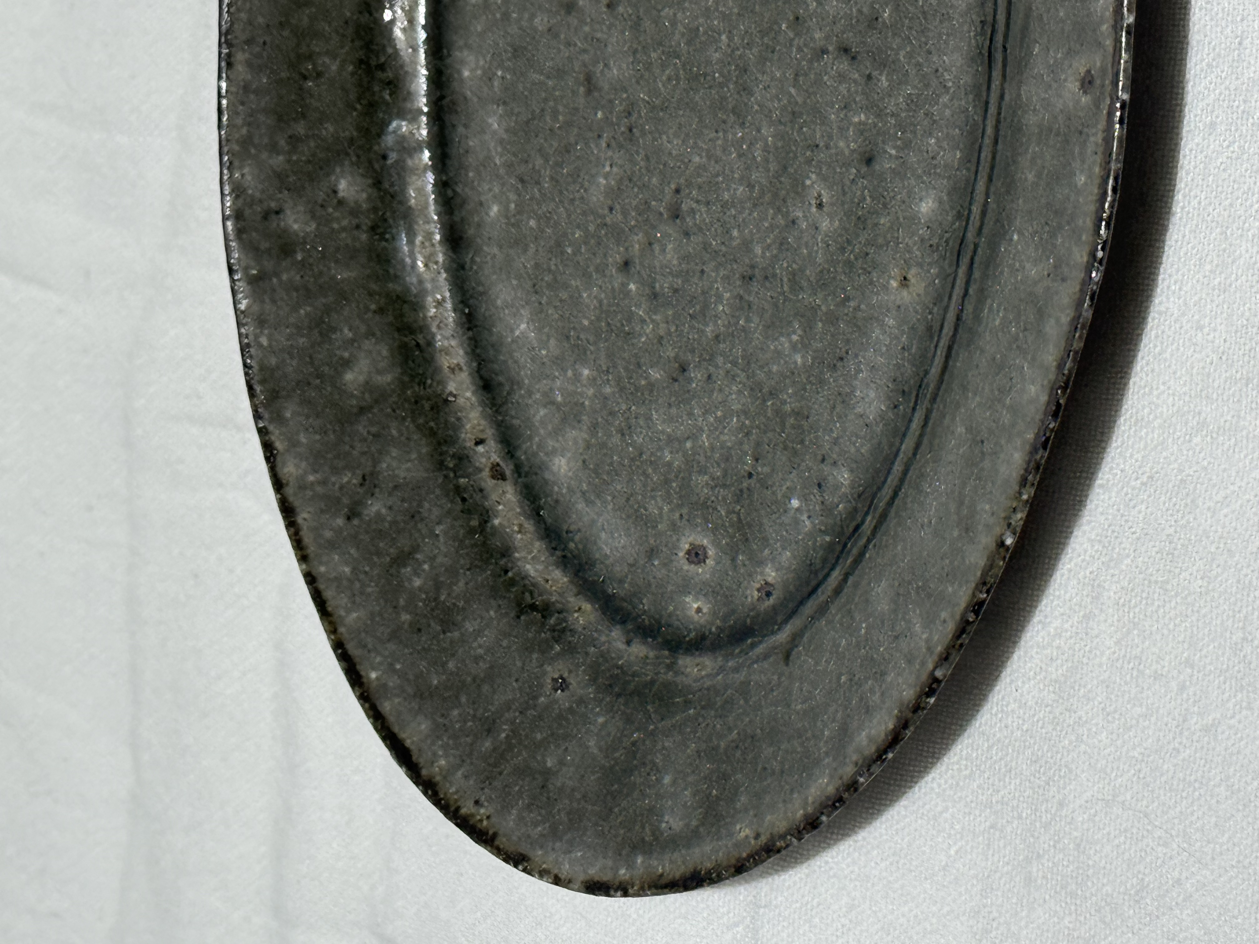 清岡幸道 小橢圓盤 甜品盤