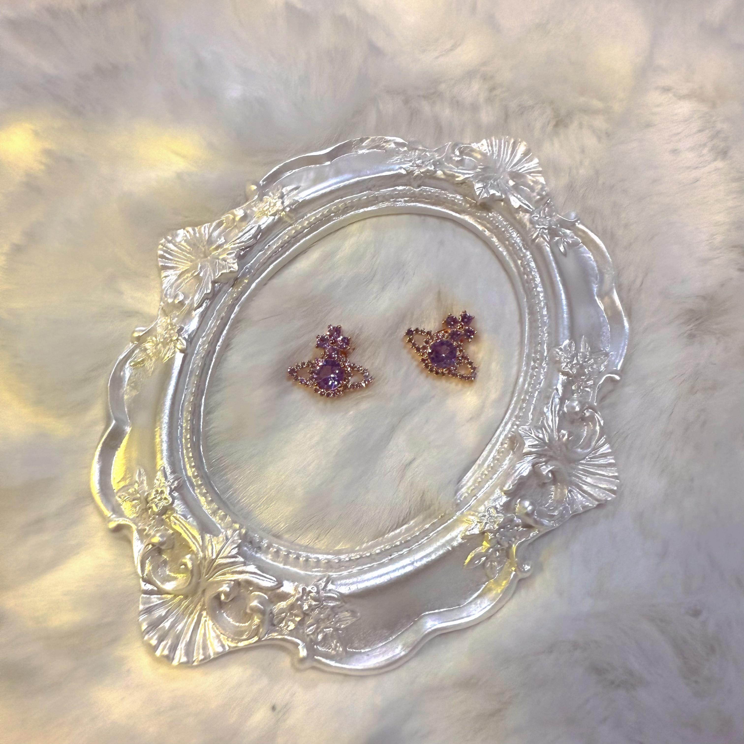 VW Valentina earrings purple/g