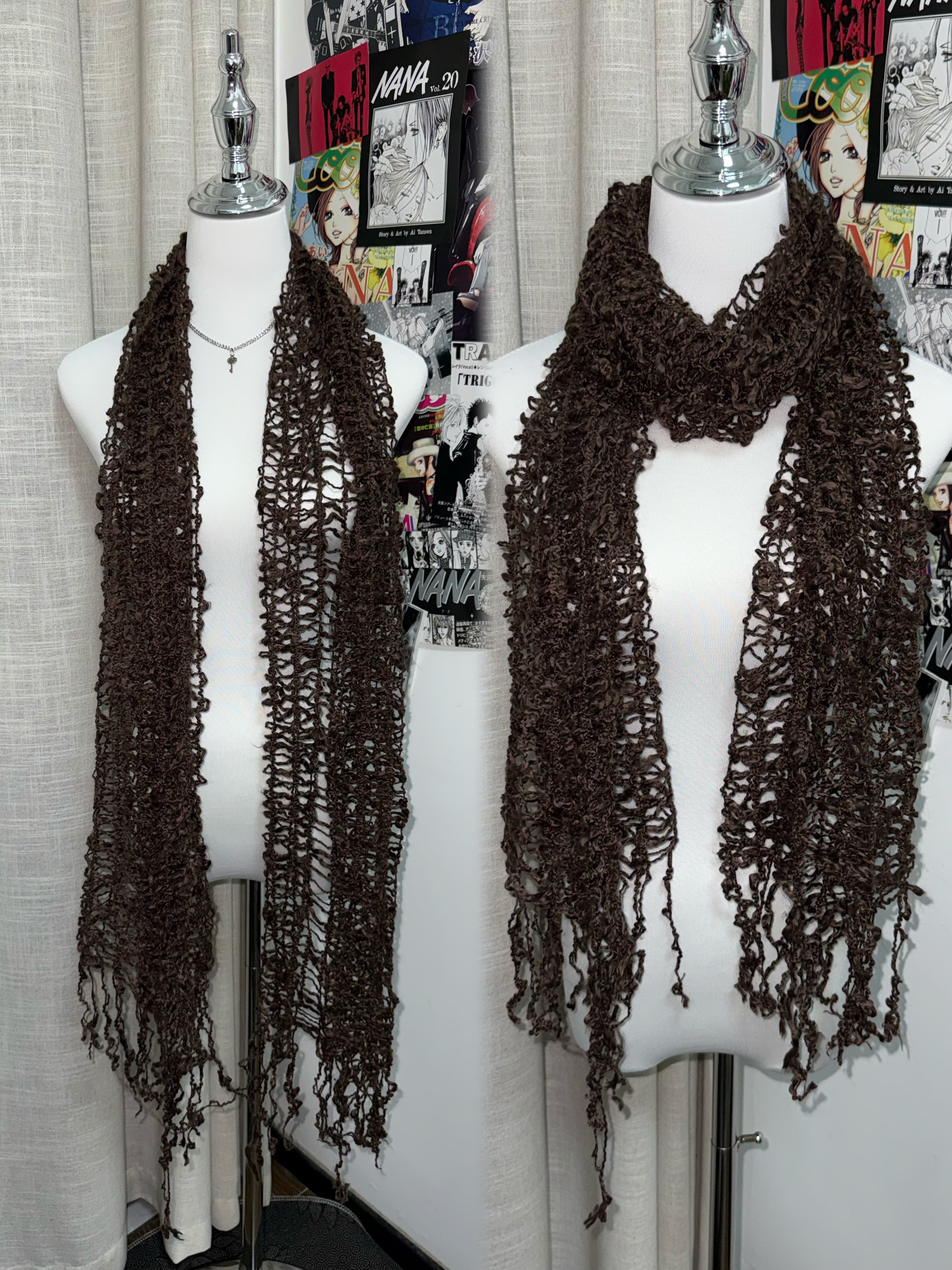Fishnet Grunge Scarf