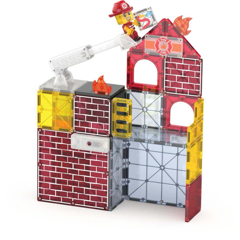 Magna-Tiles - 磁力積木消防局套裝 50 件組
