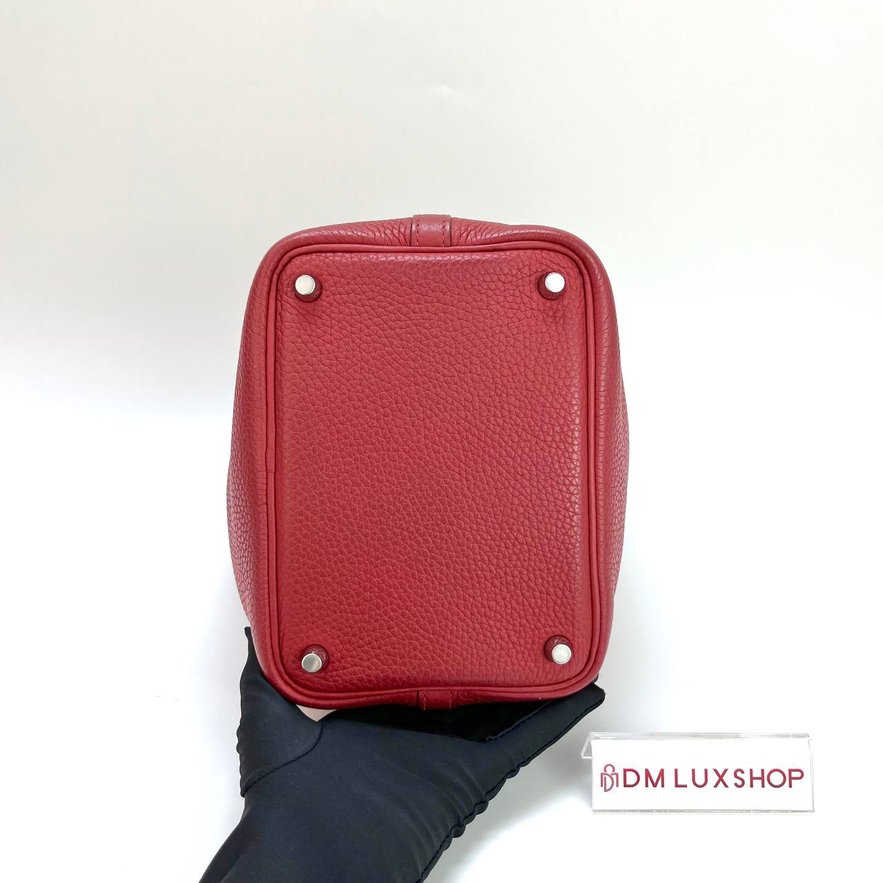 Hermes Picotin 18 Rouge Casaque PHW (Stamp Square P, Y:2012)