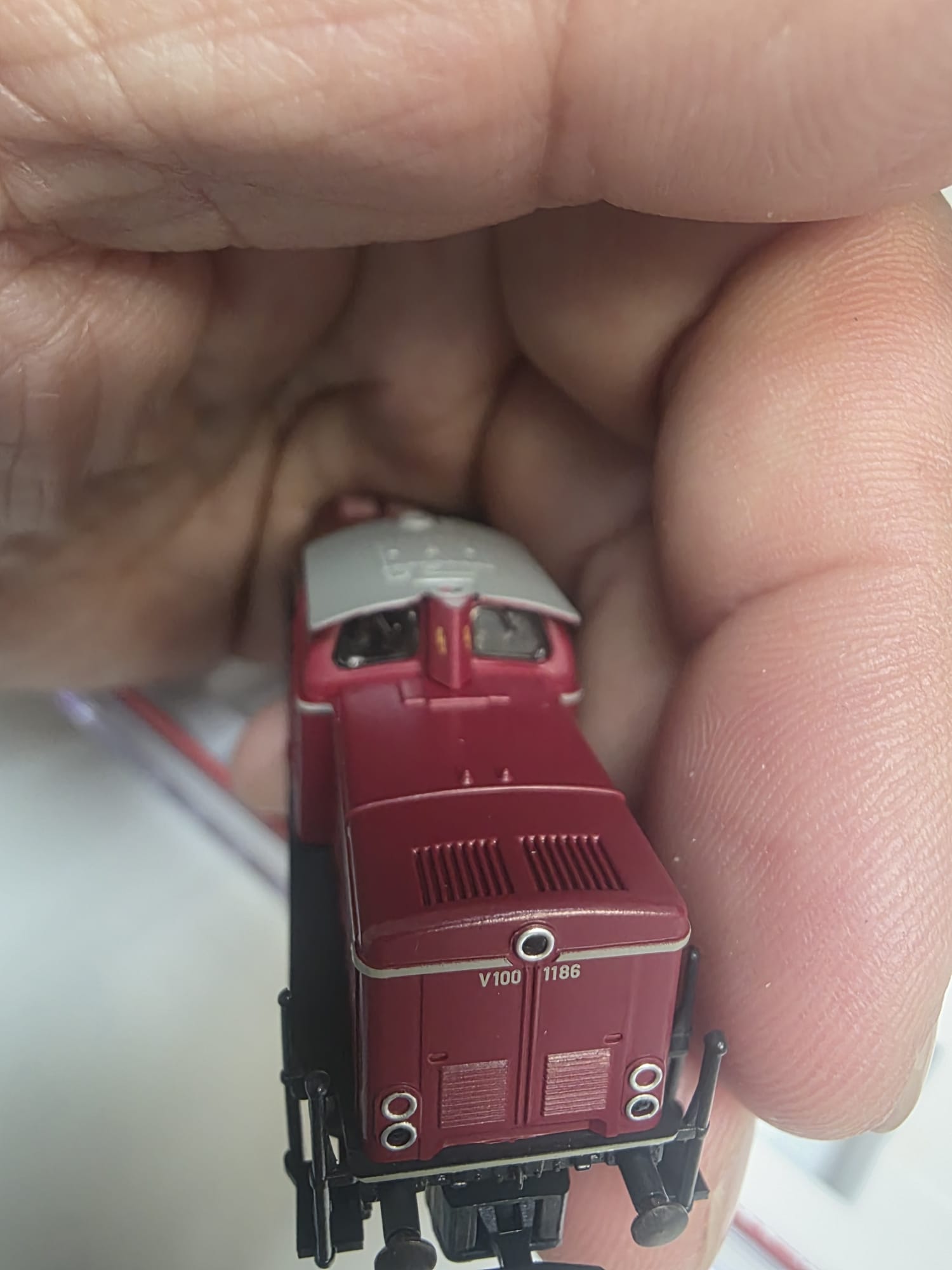 🚂 絕版經典！FLEISCHMANN 723006 V100 N規機車