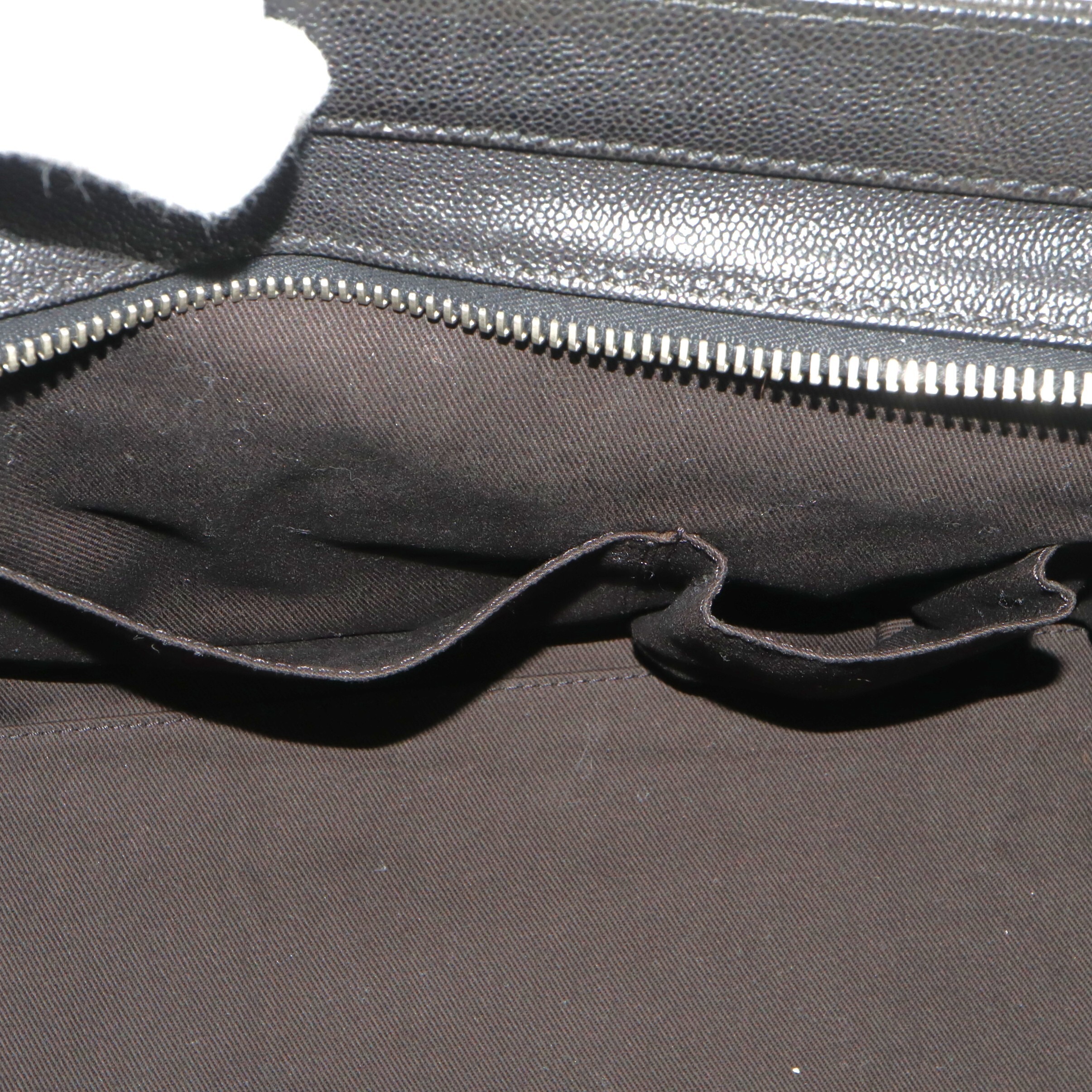 Chanel 2.55 Caviar Mademoiselle Lock Bowling Bag