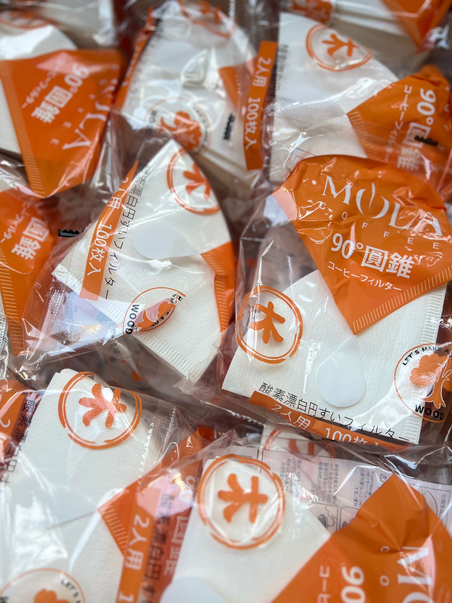 Mola 酵素漂白濾紙 1-2人份 (100枚) Filter Paper