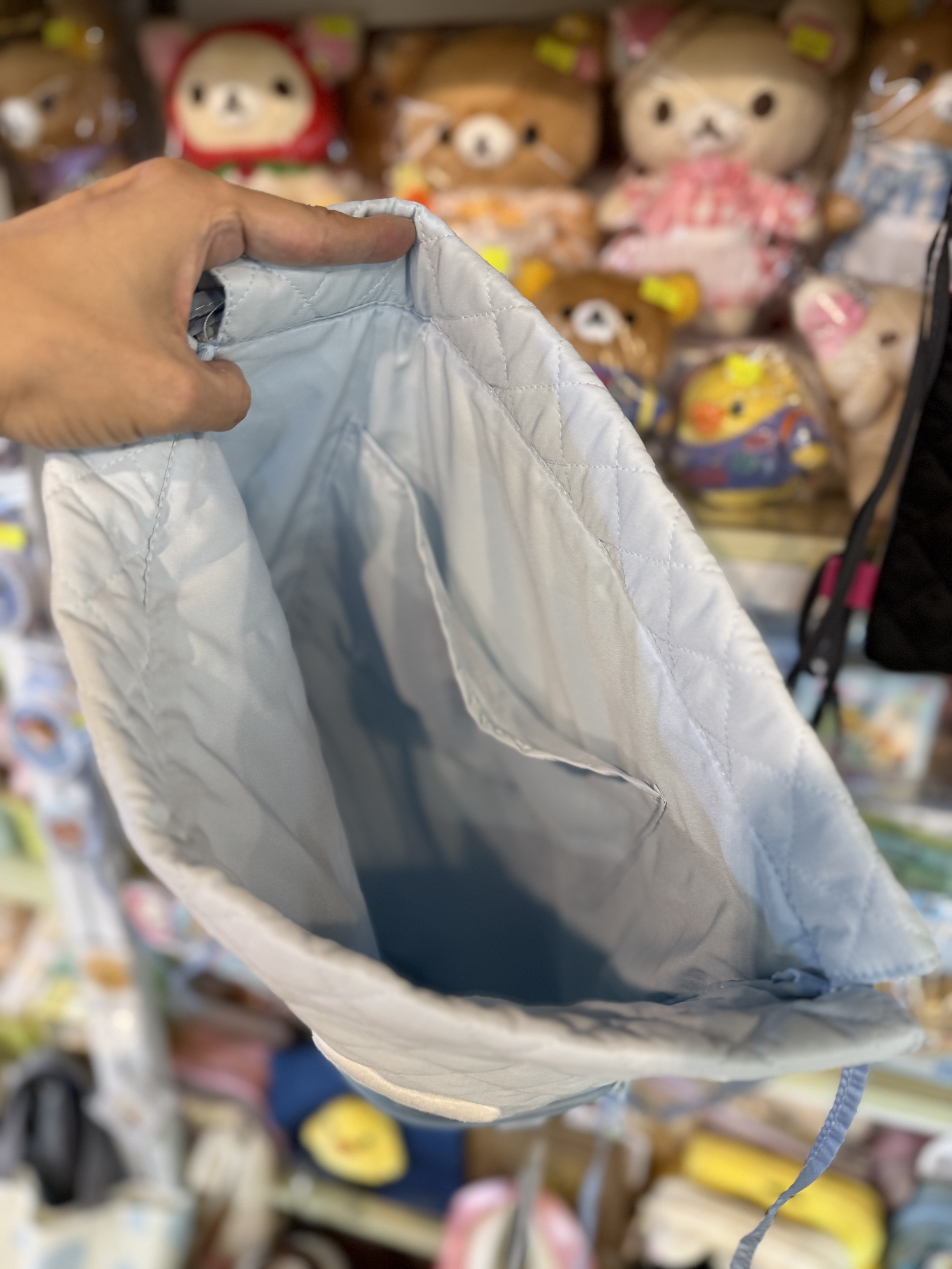 《現貨》全新滿滿小白熊系列輕便索袋背包