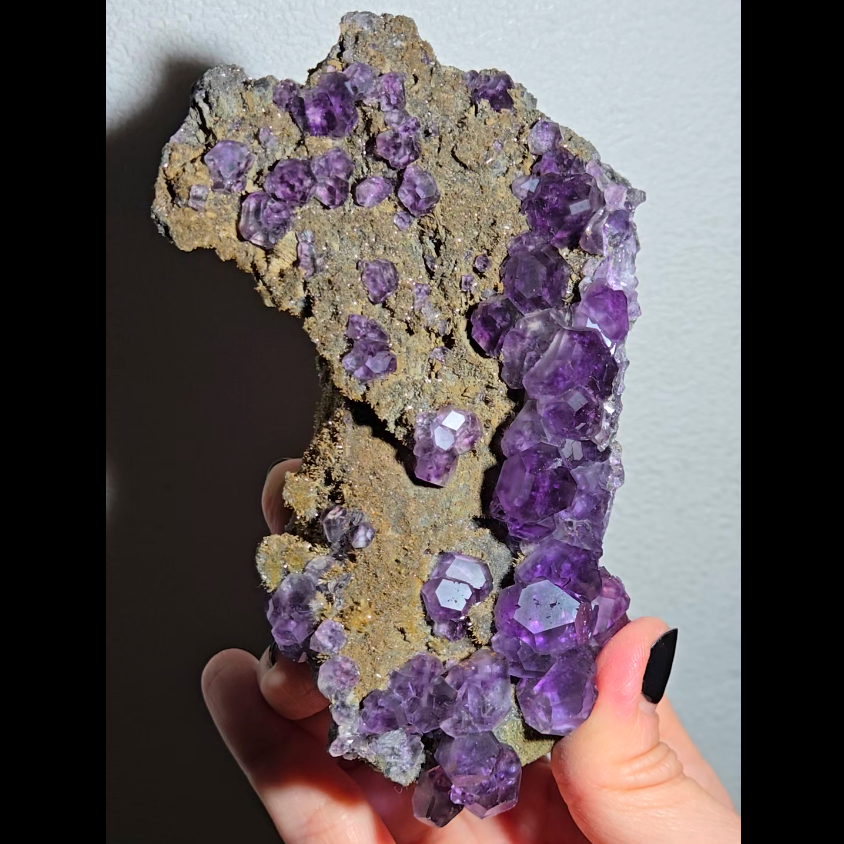 Tanzanite fluorite with perfect dodecahedrons - FL360