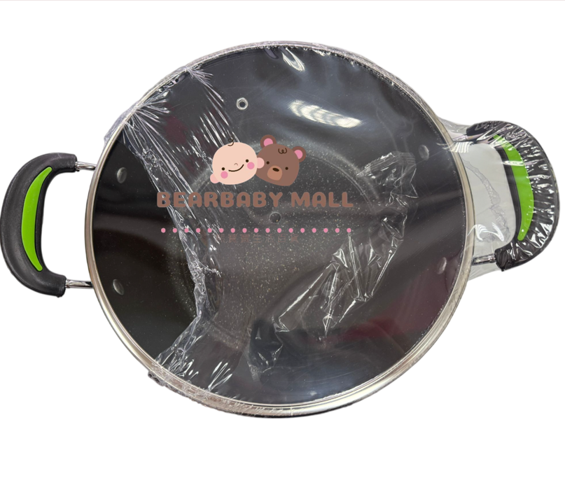 麥飯石三件鍋具套裝[原裝正貨]