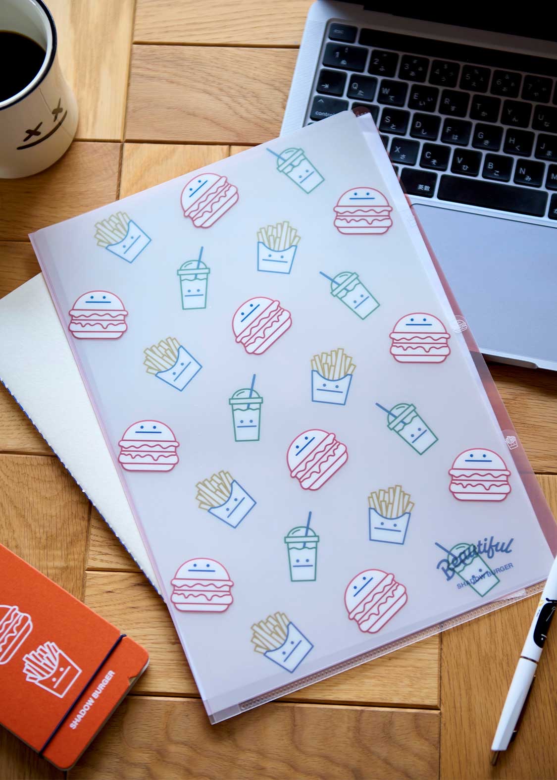 📦訂購 日本限定 graniph Beautiful Shadow A4 File 三層袋透明文件夾 