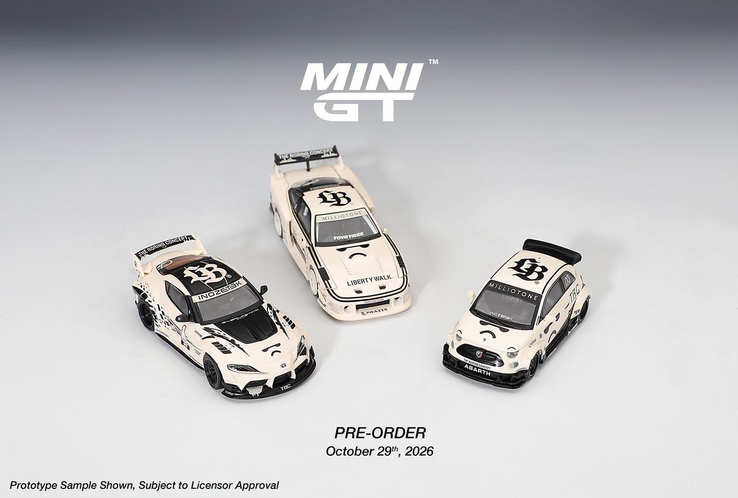 （預訂 Pre Order) Mini GT (MGTS0028) INOZETEK x TBC Set 2026 Show Edition