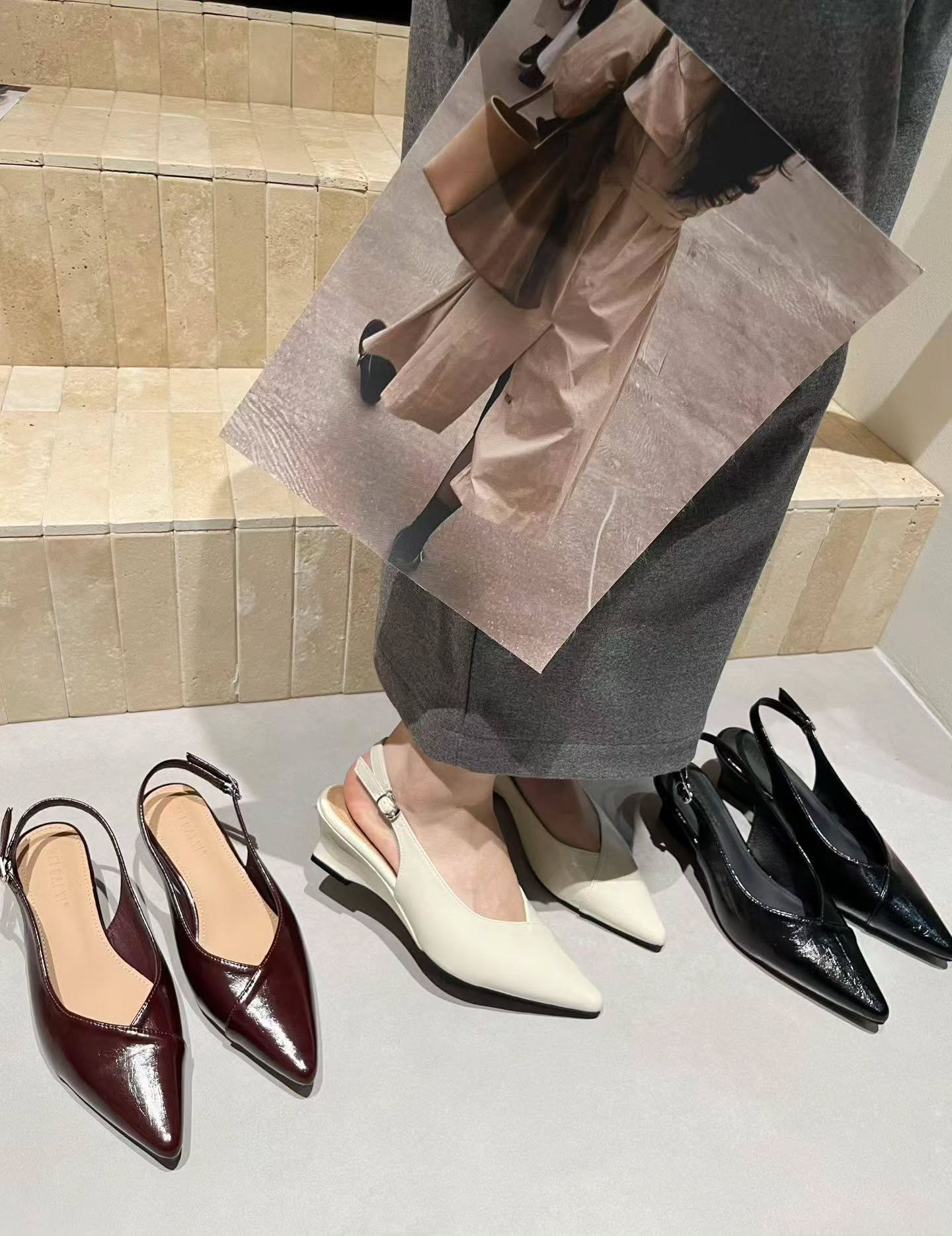 A3090-3 尖头气质高跟鞋 🇨🇳