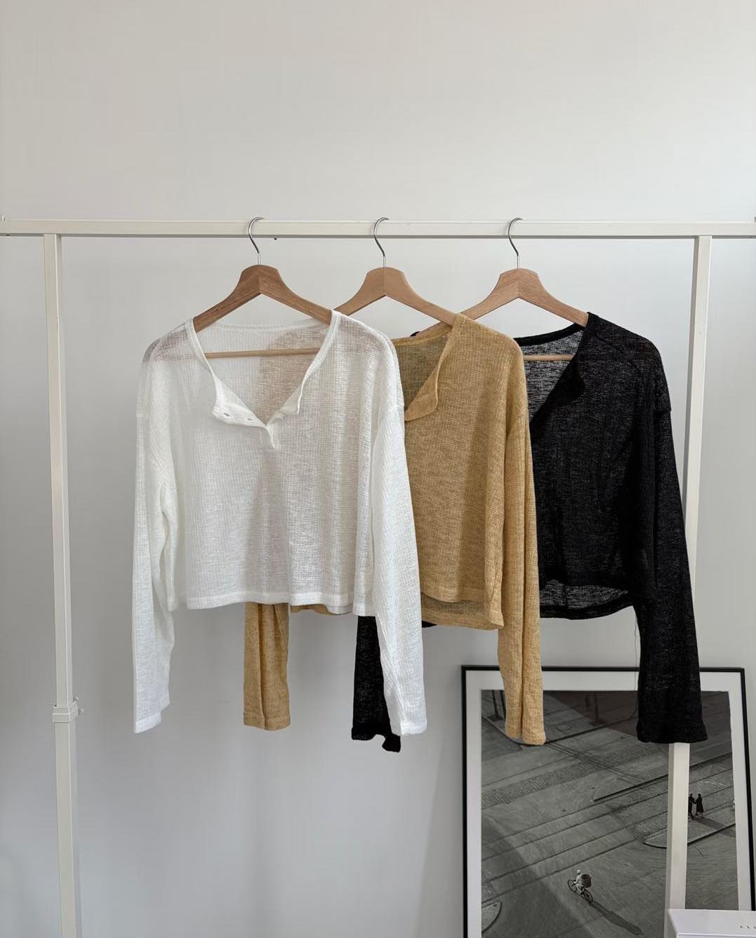 鬆身薄短cut Top