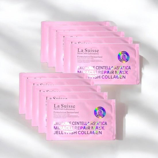 La Suisse外泌體積雪草奇蹟修護面膜10片 Exosome Centella Asiatica Mask