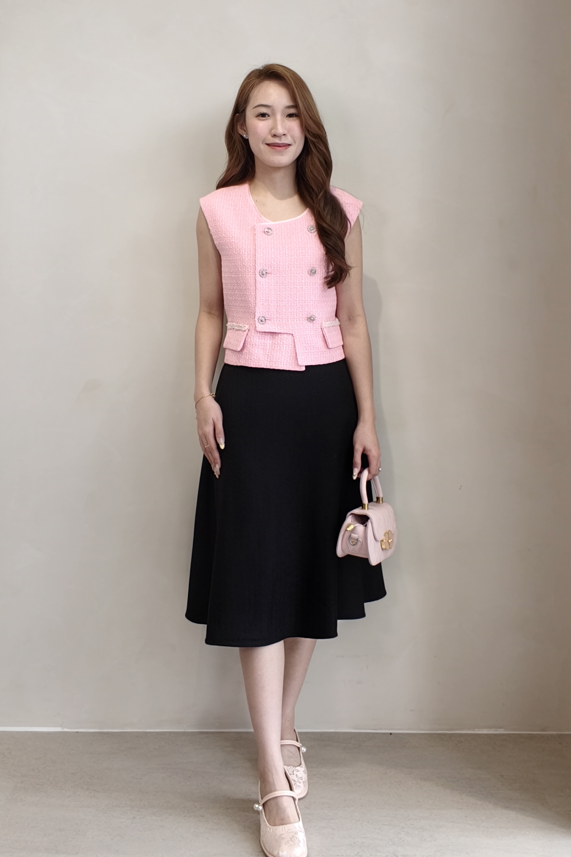 52169 GraceFlow A-Line Midi Skirt