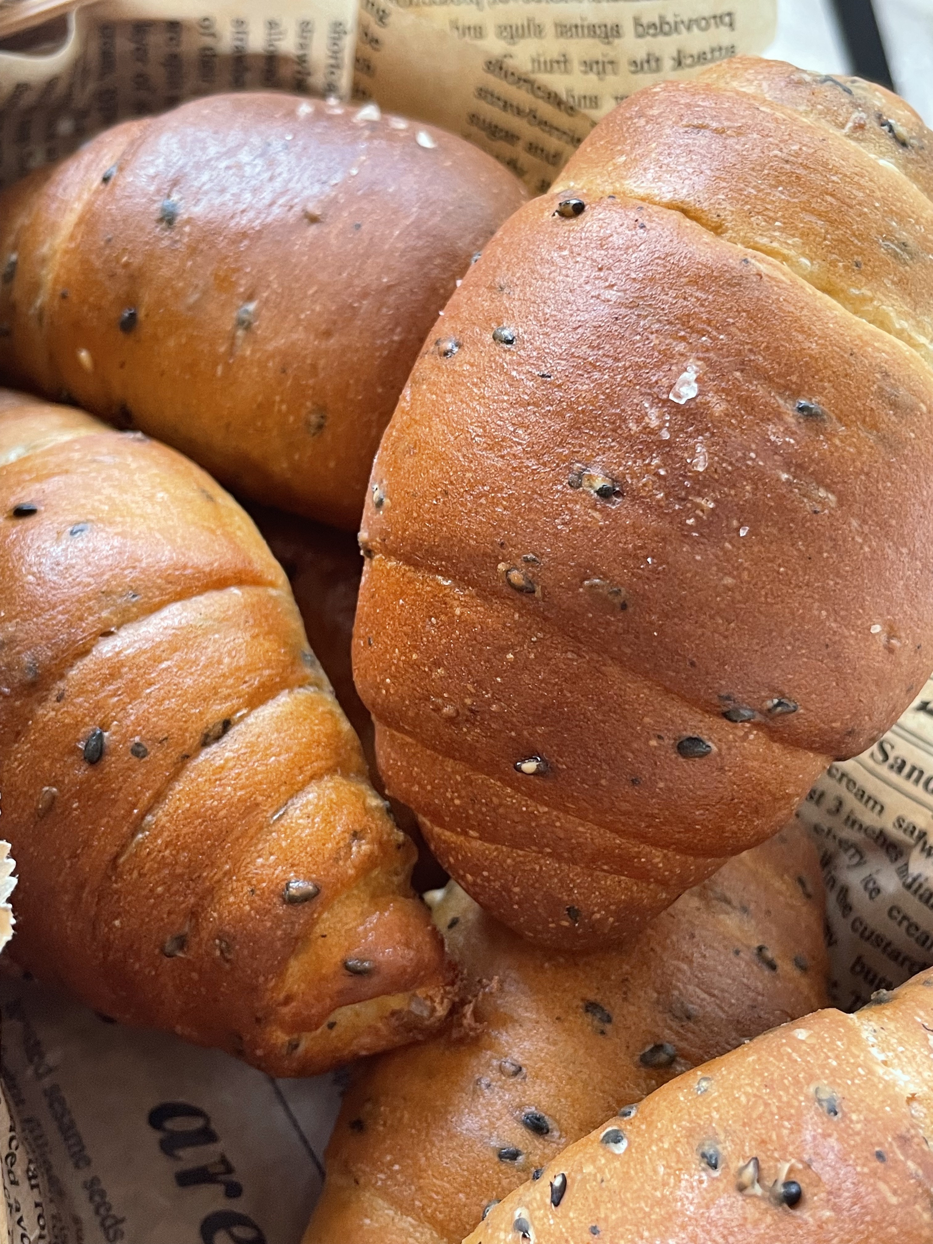 純素黑芝麻海鹽卷 (一套3件)