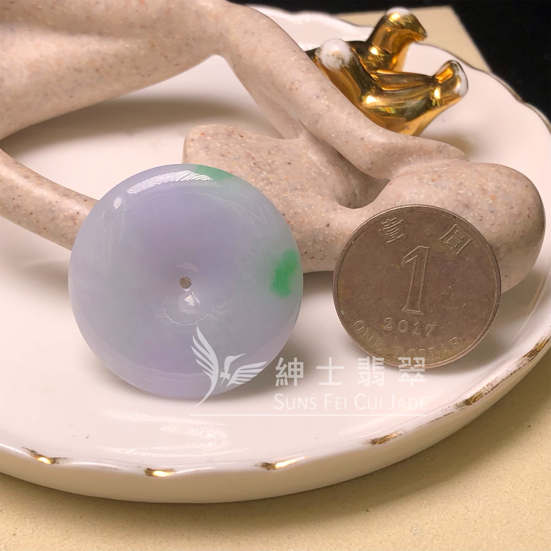 B08797 春彩飄翠平安扣