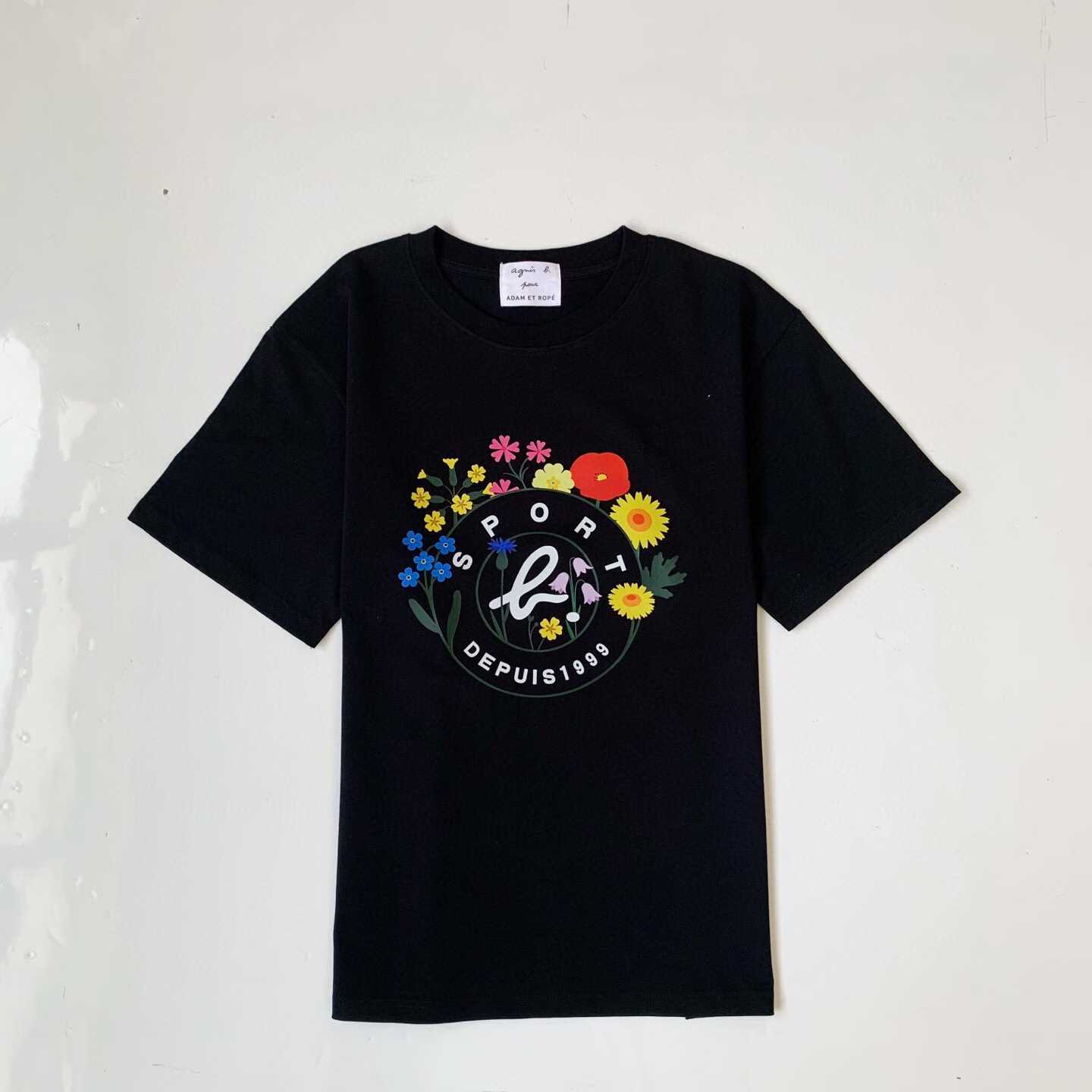 預訂 2026年夏季新品✨Agnes.b flower logo短袖Tee [貨號26A339]