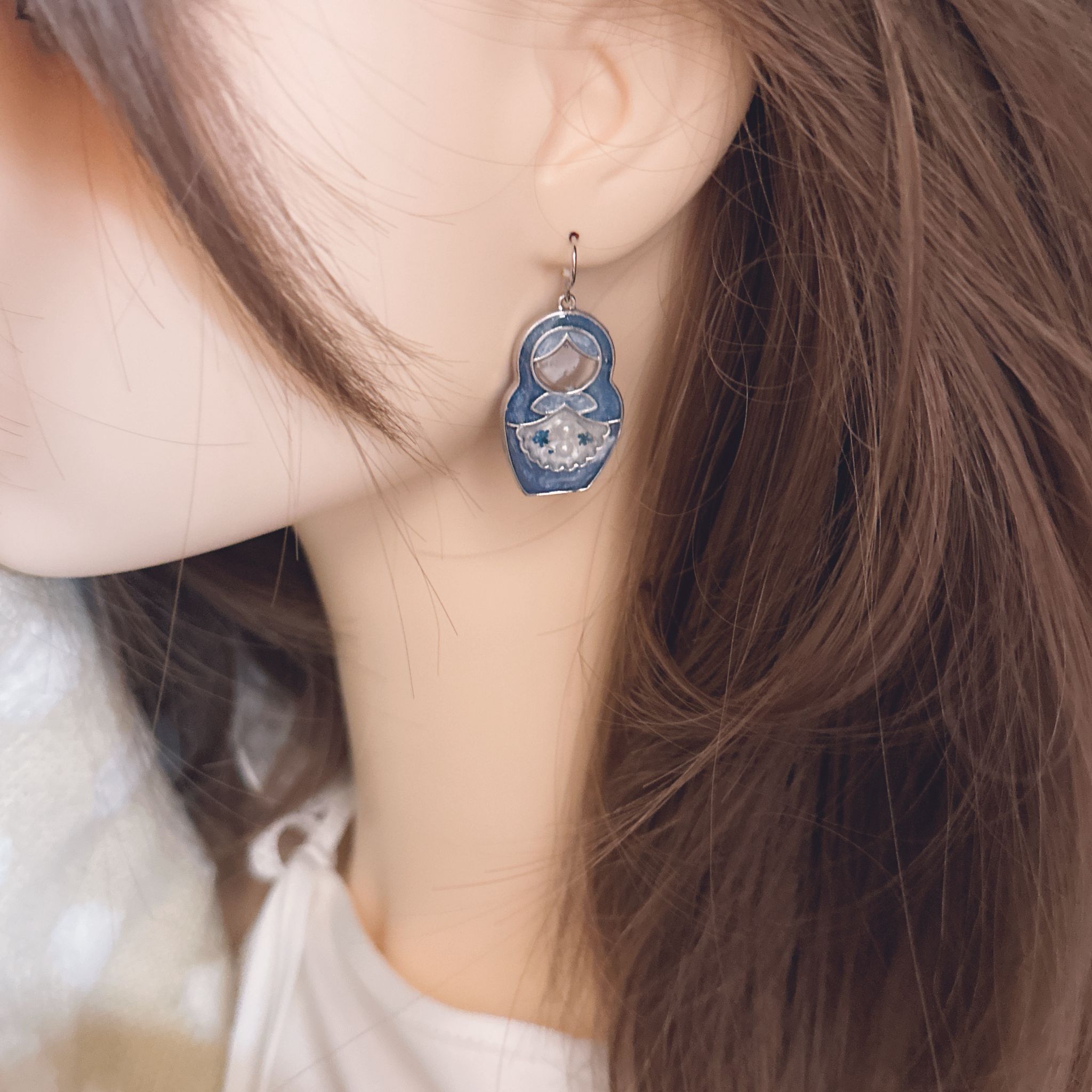 俄羅斯花花 藍絲絨 大號