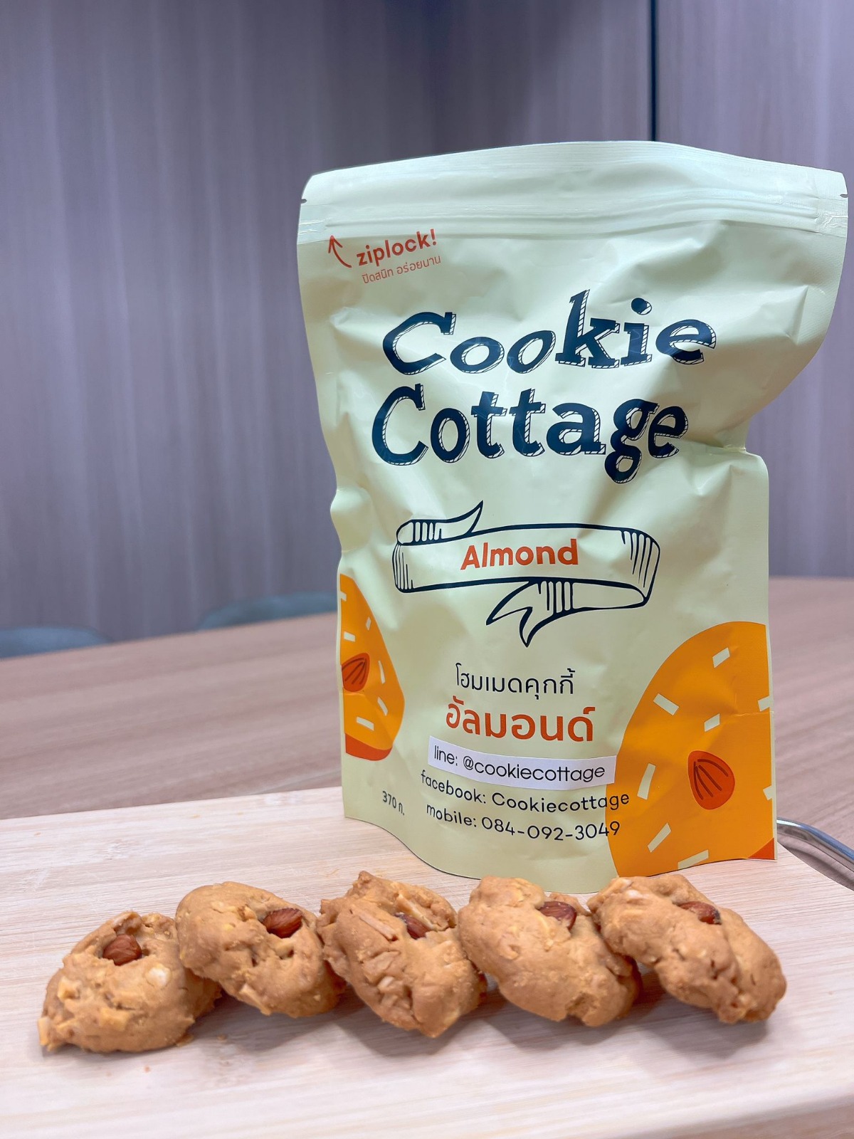泰國直送 COOKIE COTTAGE 手工杏仁曲奇餅 360g