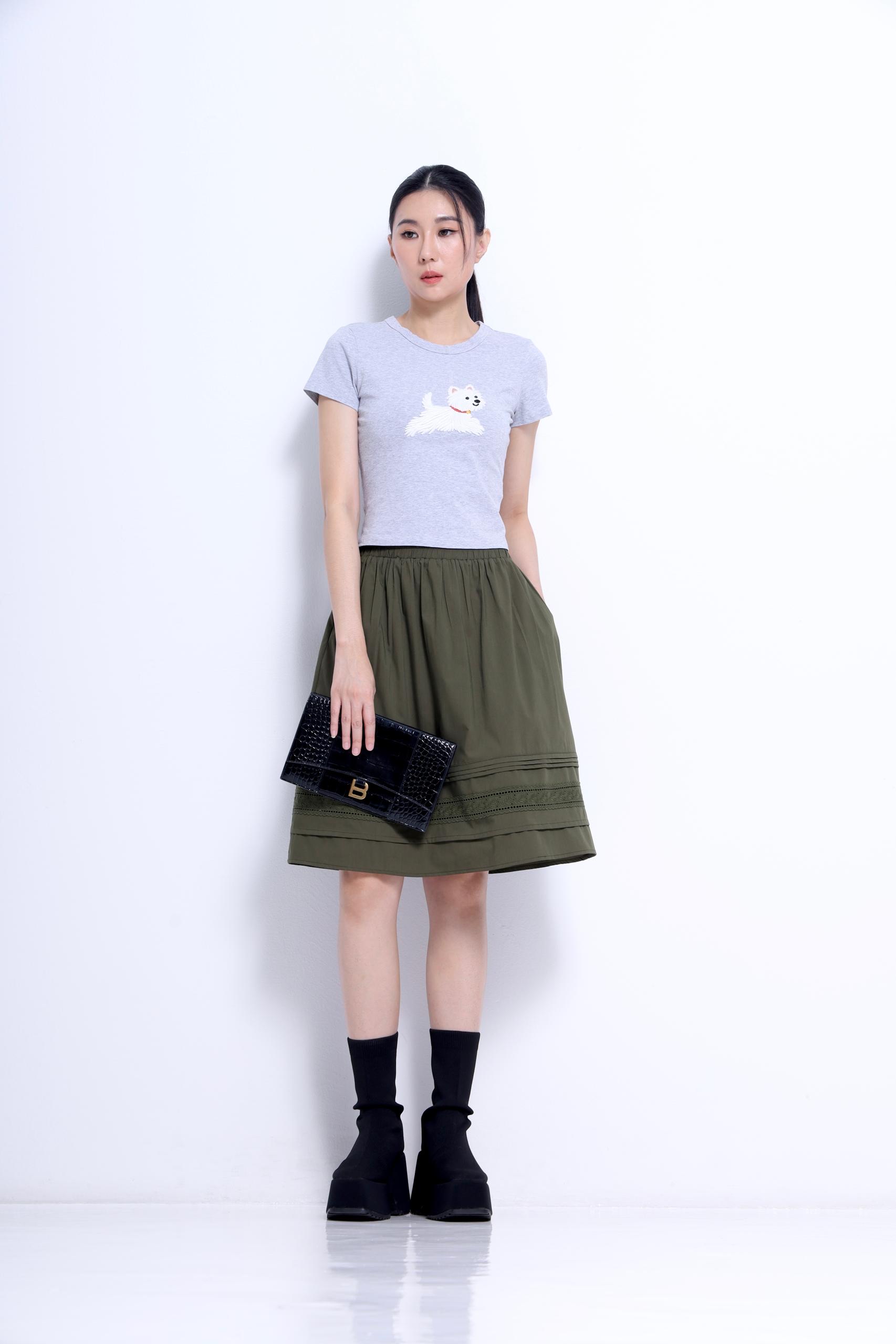 CB2782 Puppy Embroidery Top