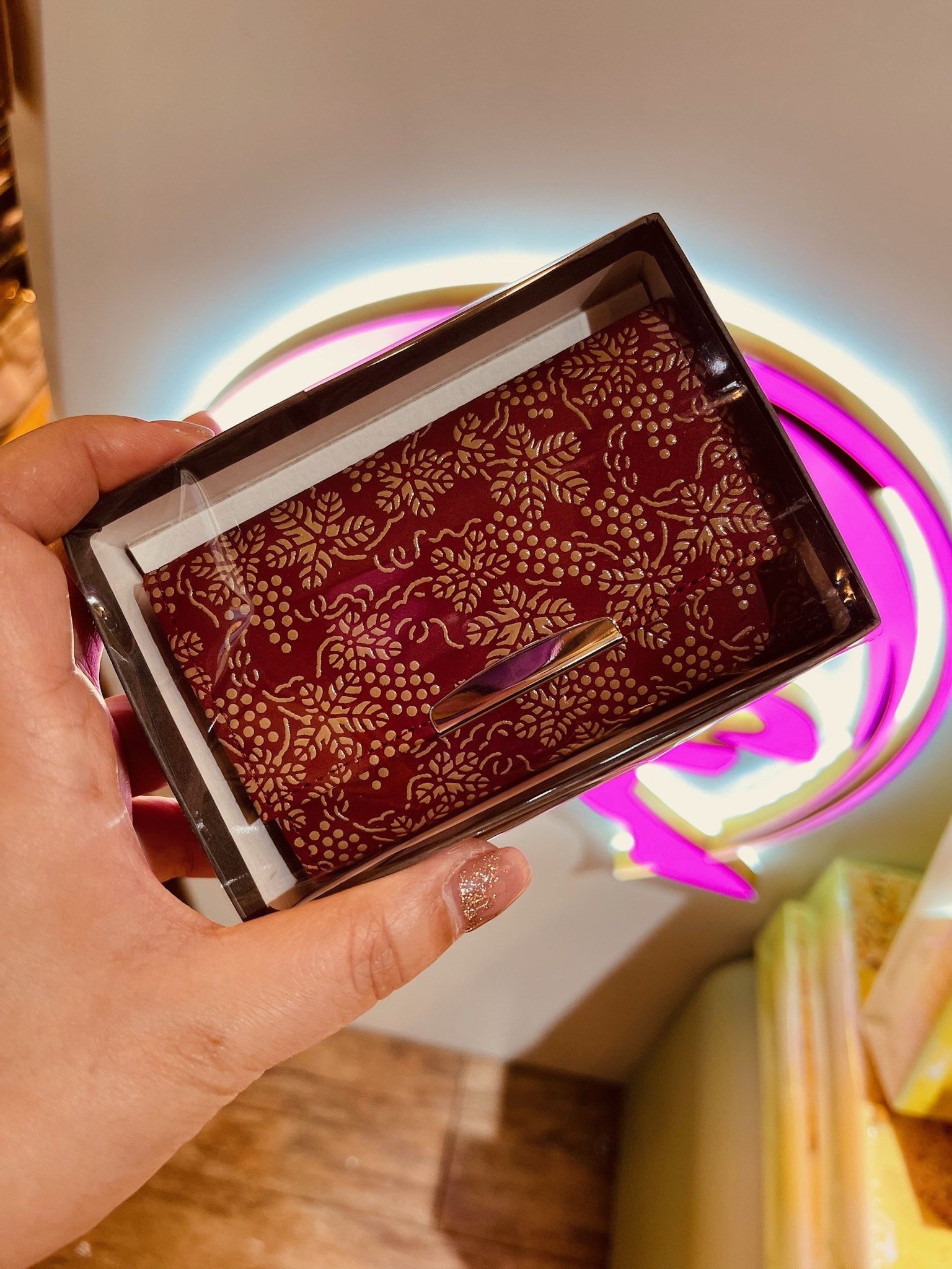 日本🇯🇵製造印傳鹿皮🦌鎖匙🔑包現貨🥰