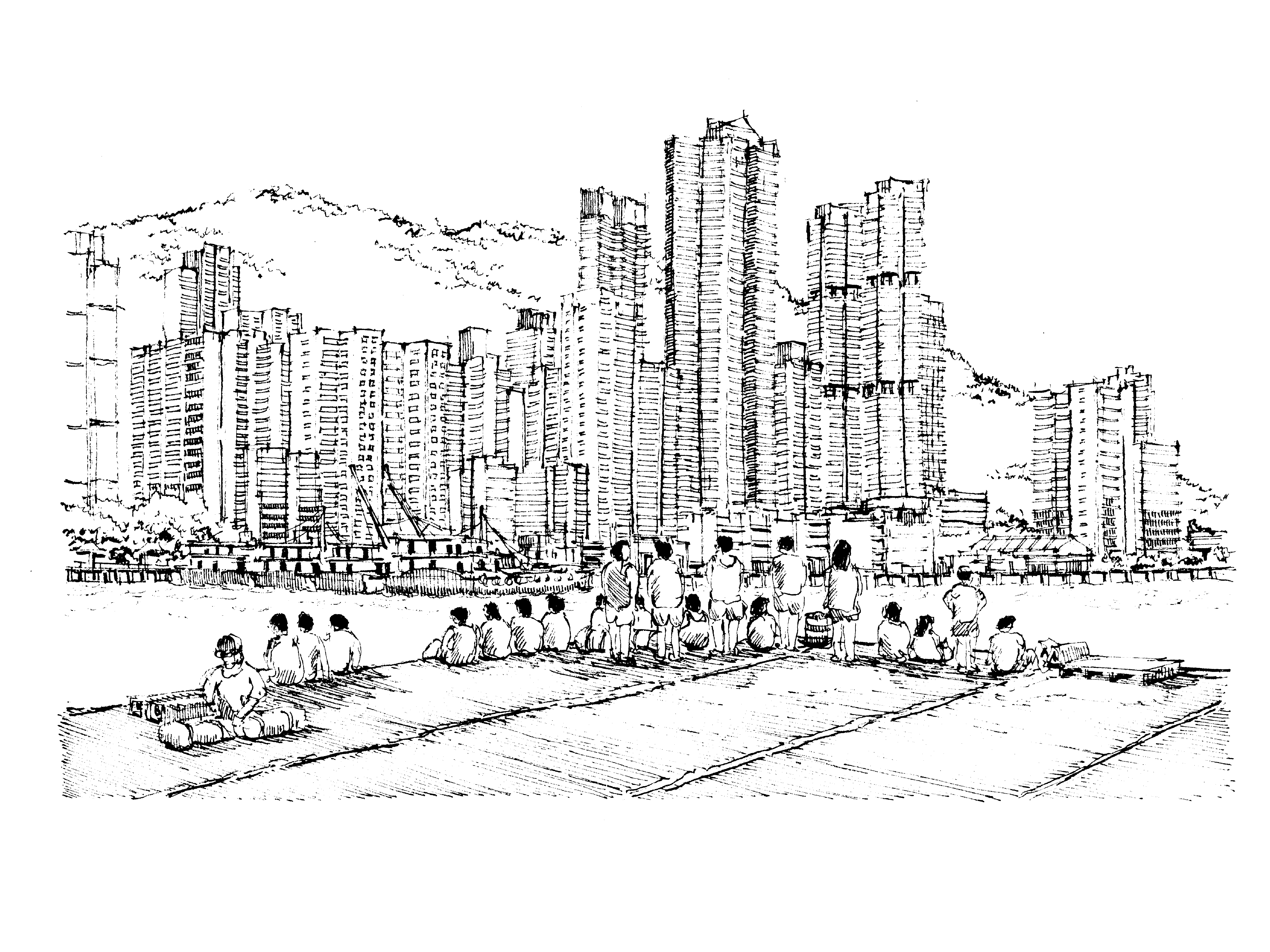 [ORIGINAL ART] Kennedy Town Waterfront - Michael Kan (A4)