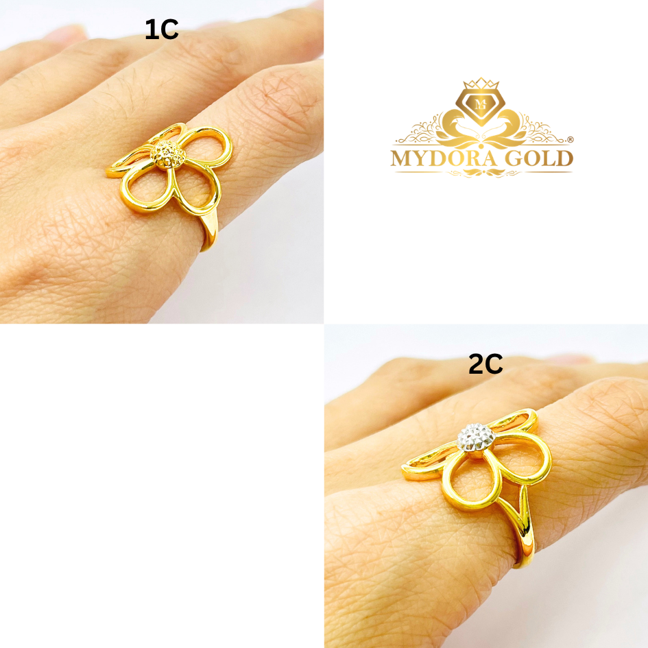 MYDORA Cincin Bunga Daisy Manis (5G) l EMAS 916/22K