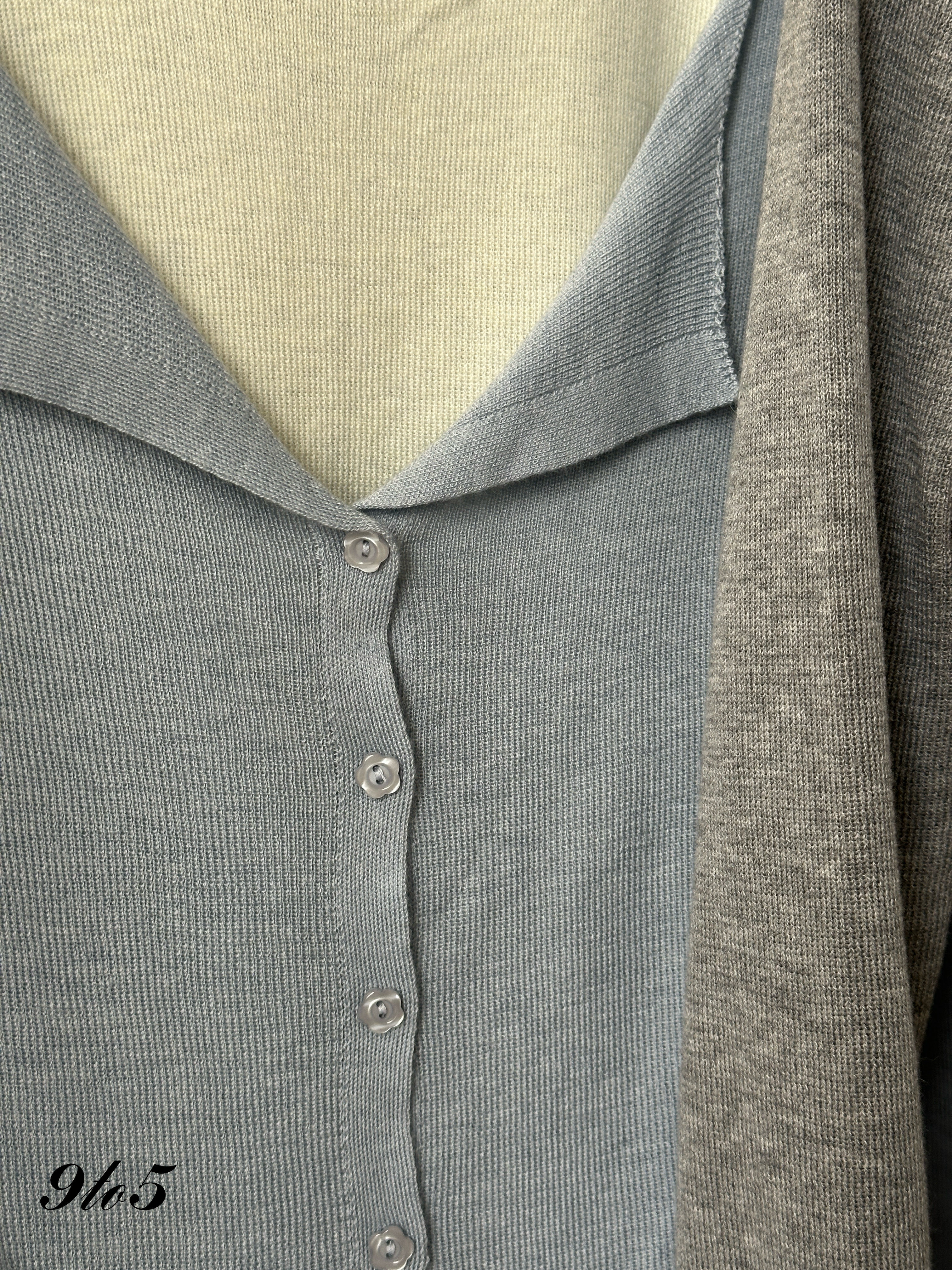 T4081 Fake Two-Piece Knit Top - 3 Colors 