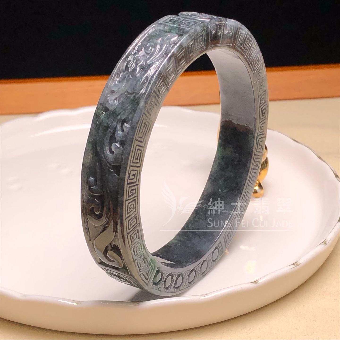 烏雞綠特式鐲58.5mm