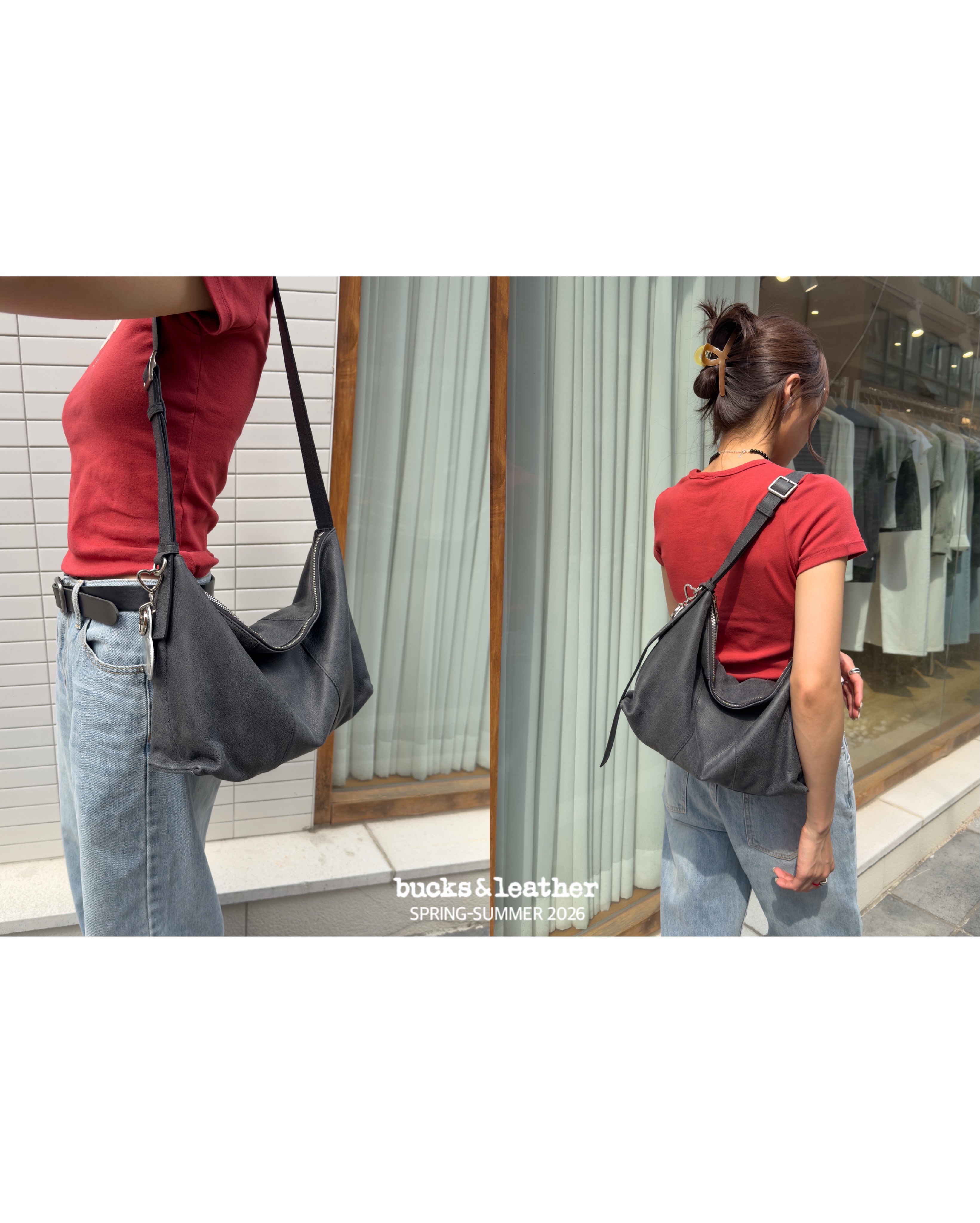 【26SS 】預訂_Corner Bag By Bucks & leather