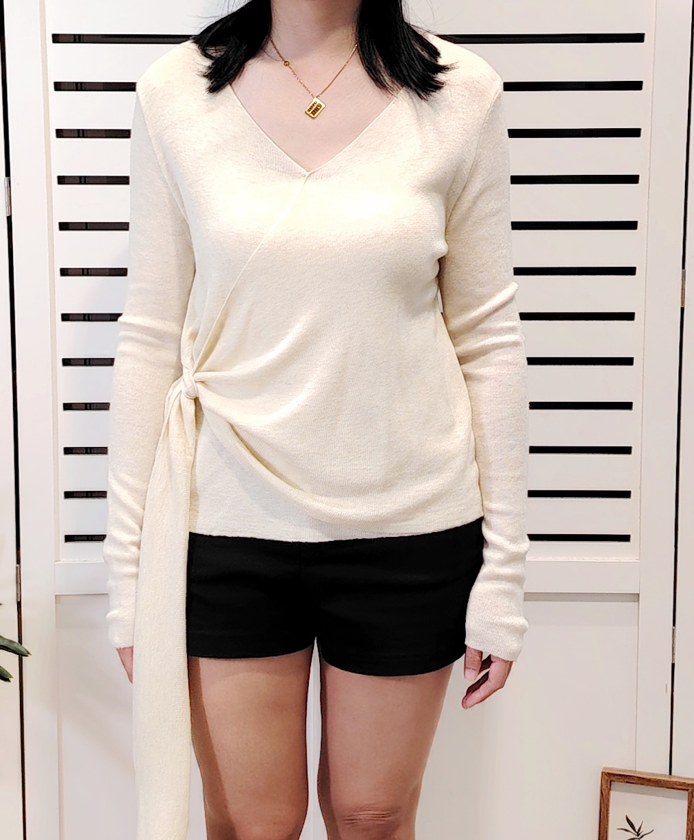 S208 Long Sleeve Overleap Knitted Wear