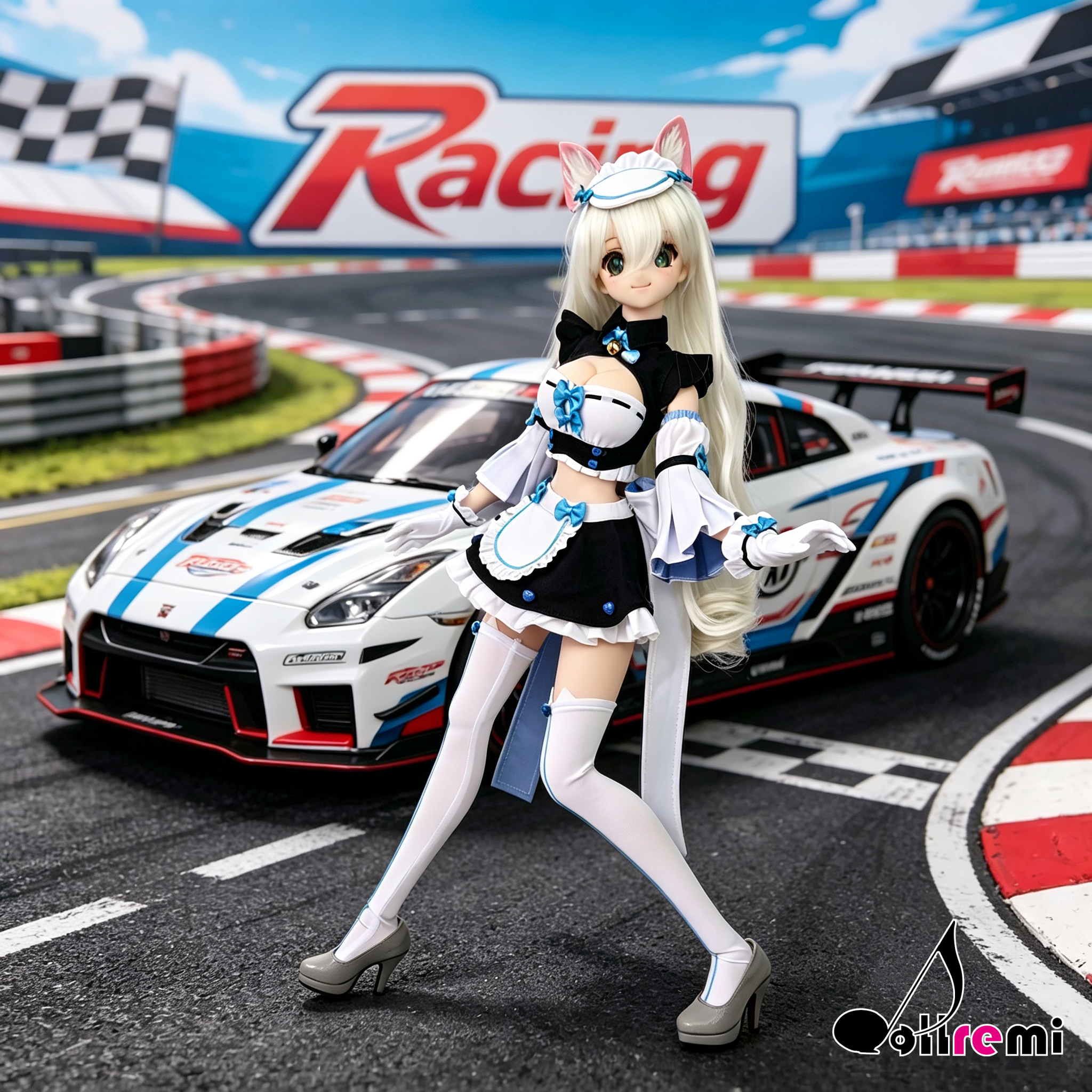 【dollremi】(DD0713) COS NEKOPARA Vol.1 Soleil opened! Vanilla Racing Girl Ver. 香草 賽車女郎 ver.