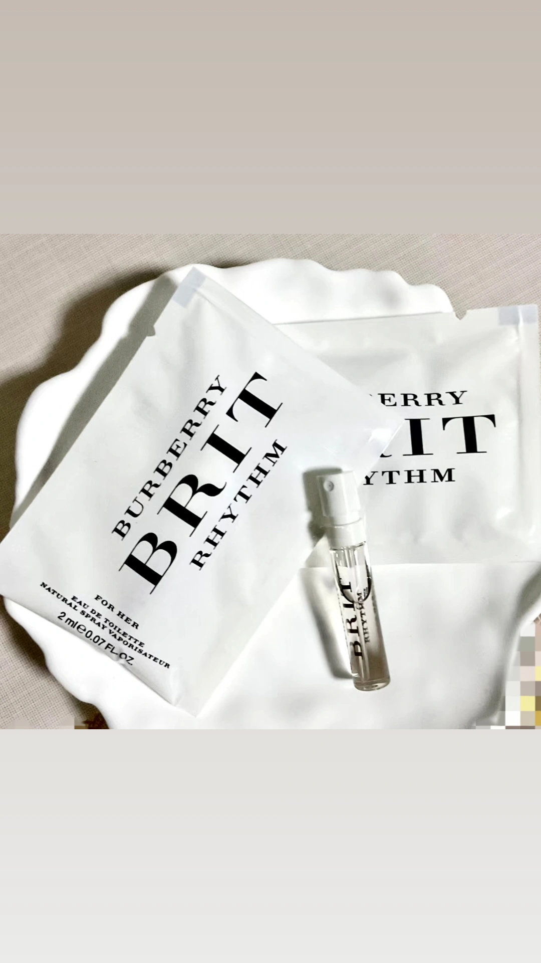 Burberry BRIT  Rhythm EDT 搖滾風格女仕淡香水 2ml