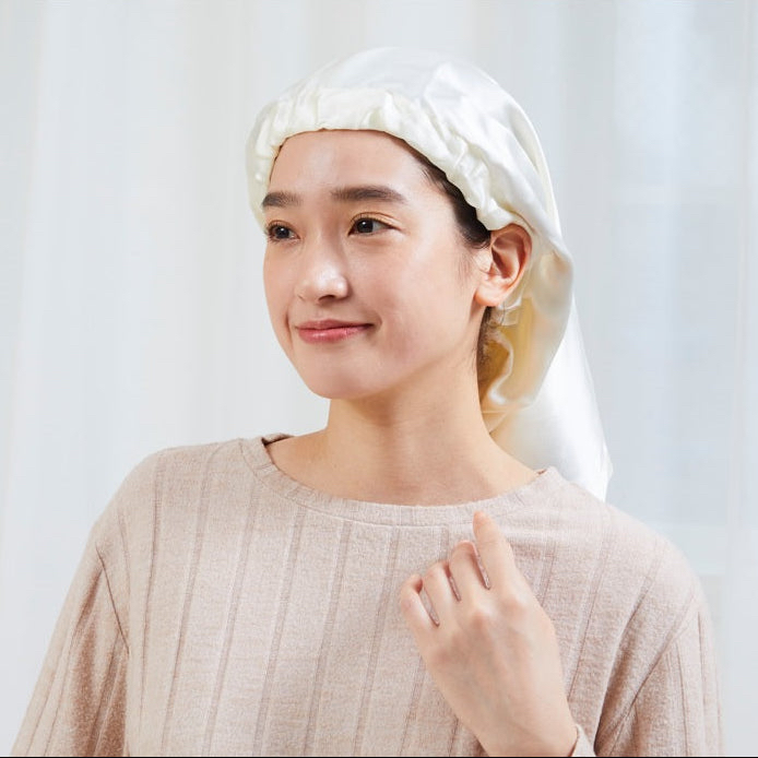 日本 Cocoonfit 絲綢晚安美髮帽 Premium Silk Cap 