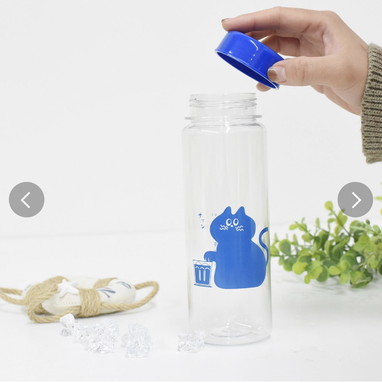 日本進口輕量貓咪水瓶