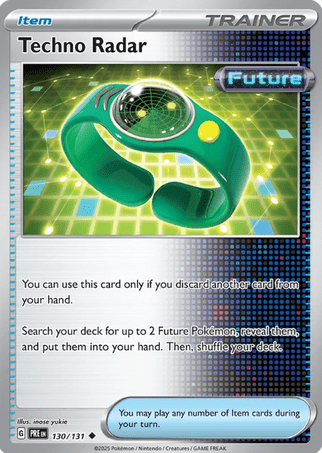 Pokemon TCG  Scarlet & Violet—Prismatic Evolutions - Techno Radar-130/131 (RH)