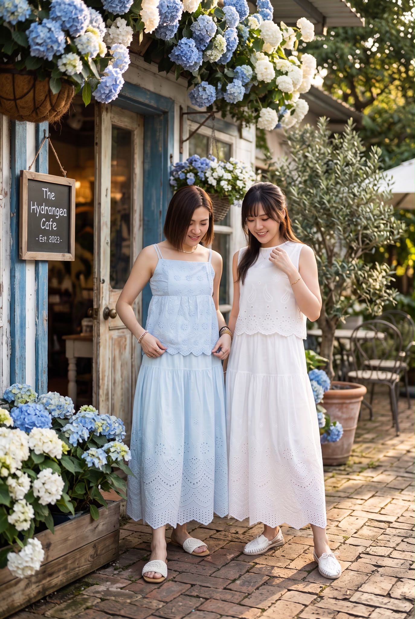 3161 White English Emb Top