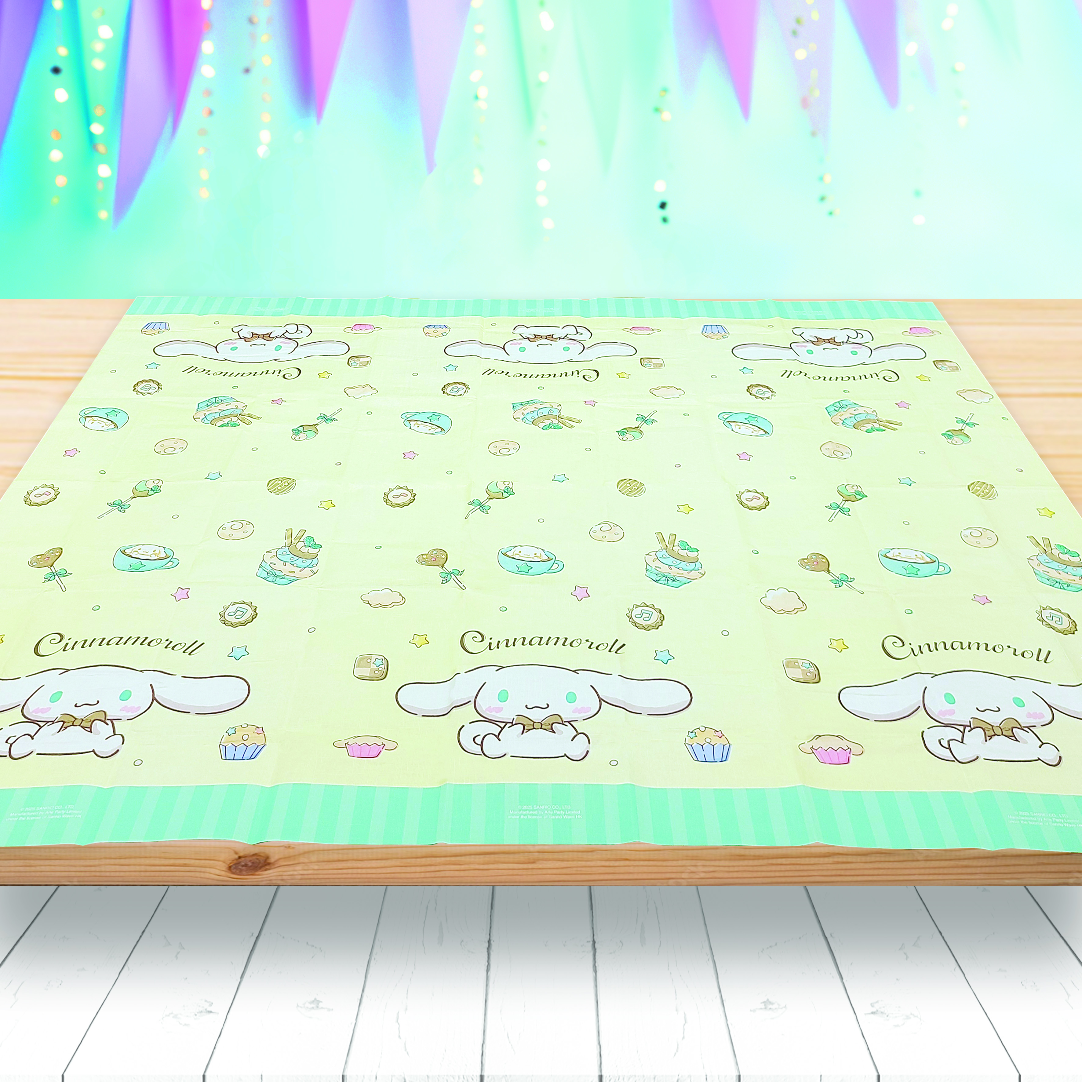 Sanrio 玉桂狗 CN LOVE CHOCOLATE 紙檯布 (約 121 厘米 x 152 厘米) (巧克力圖案) [Sanrio 許可產品]