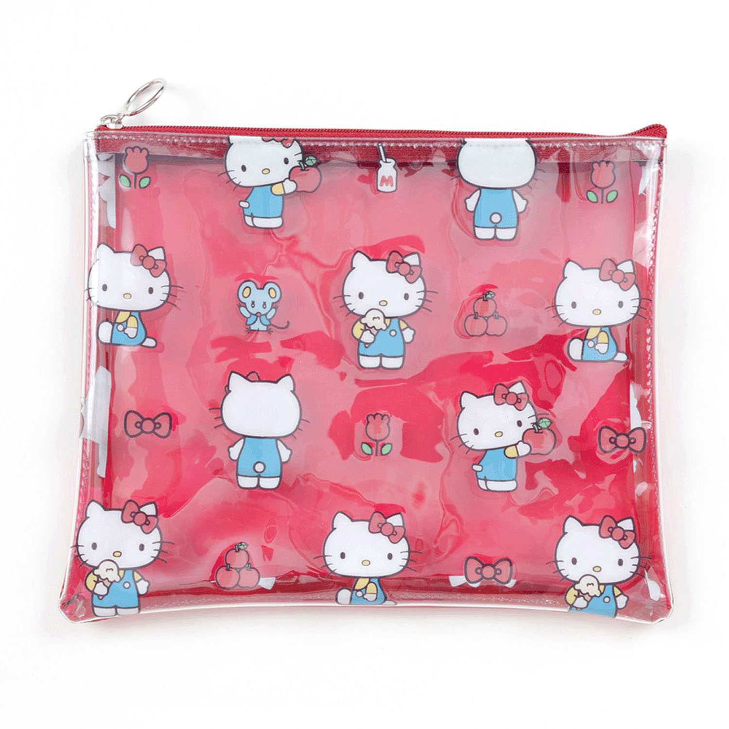 Sanrio - 平面小物包 (紅色蘋果Hello Kitty款)