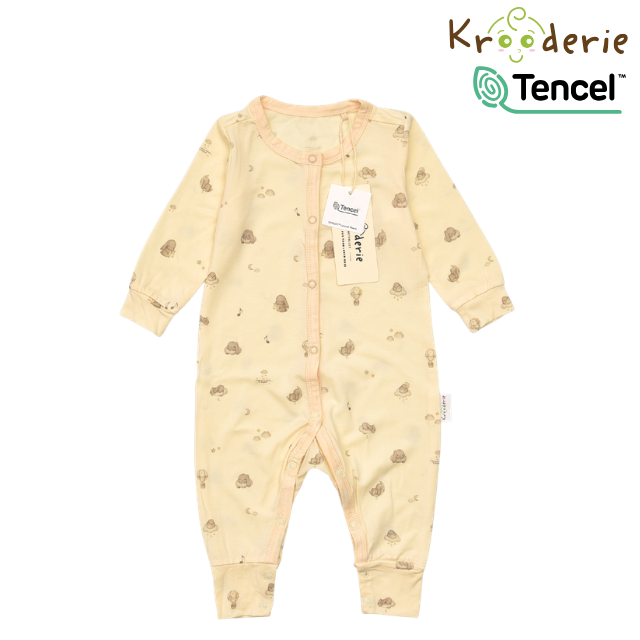 Krooderie TENCEL Long Sleeve Baby Romper Sleepwear Bodysuit Jumpsuit