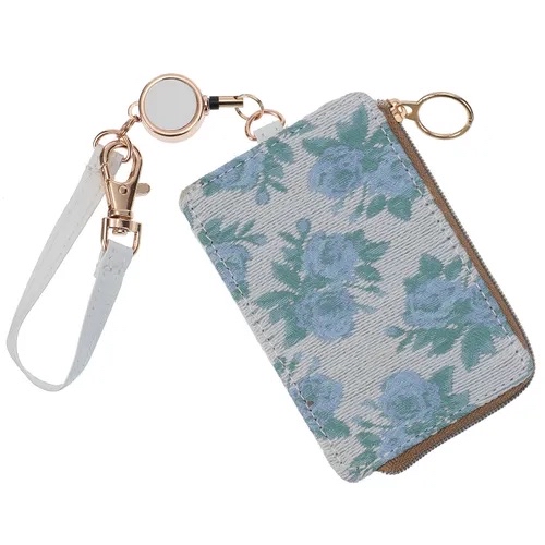 日本🗾品牌可伸縮L形拉鏈式證件套匙扣現貨💞