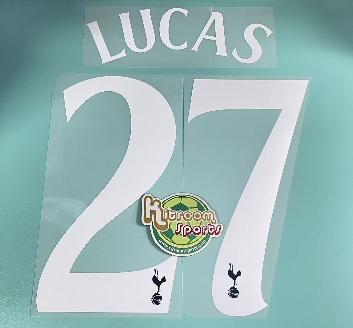 2017-18 Tottenham Away UCL Nameset #27 LUCAS