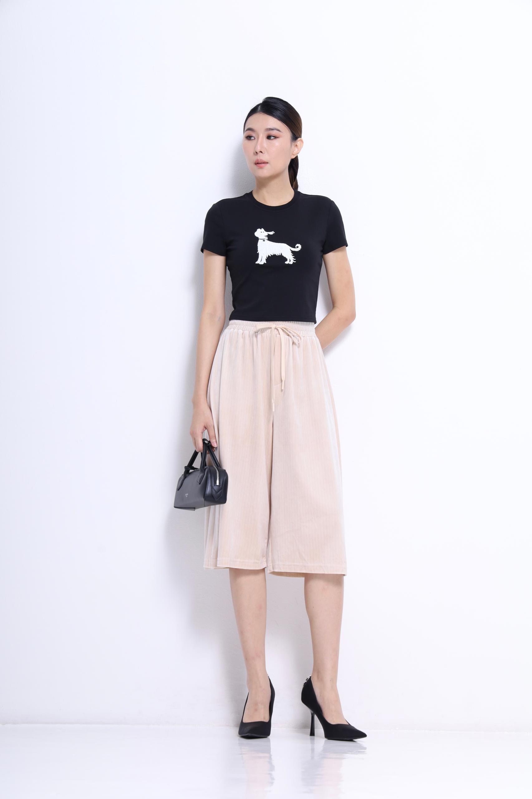 独家绒布裤子 1596