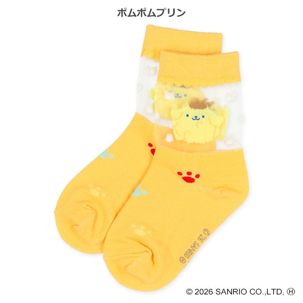 🆕【⭐訂購⭐】🌀 🇯🇵 日本直送🇯🇵 #Sanrio 卡通圖案 透明短襪［4款選］🌀 [ELDA-0116][260422]