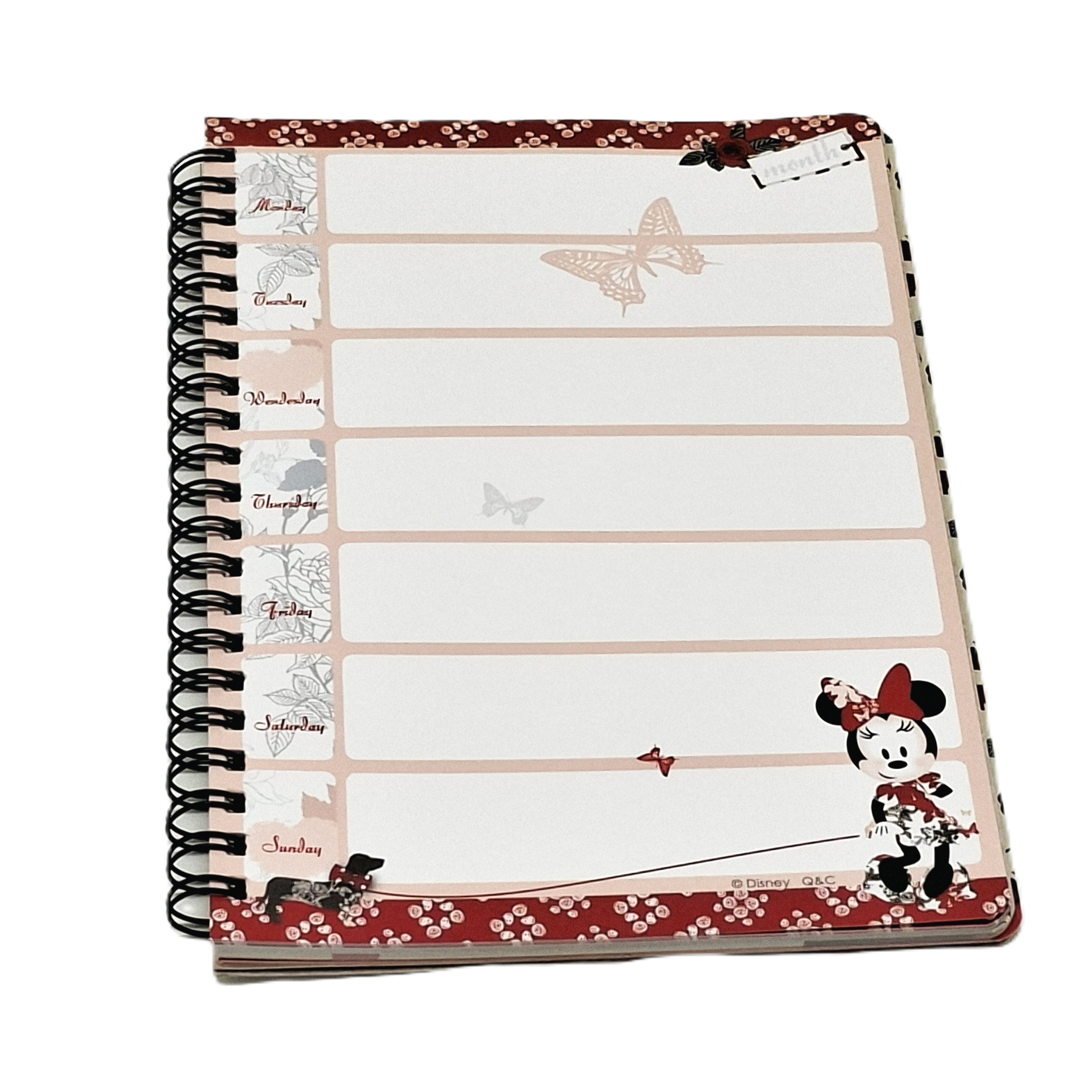 52頁 活頁週計劃本  Minnie Mouse  (DPMC-326C)