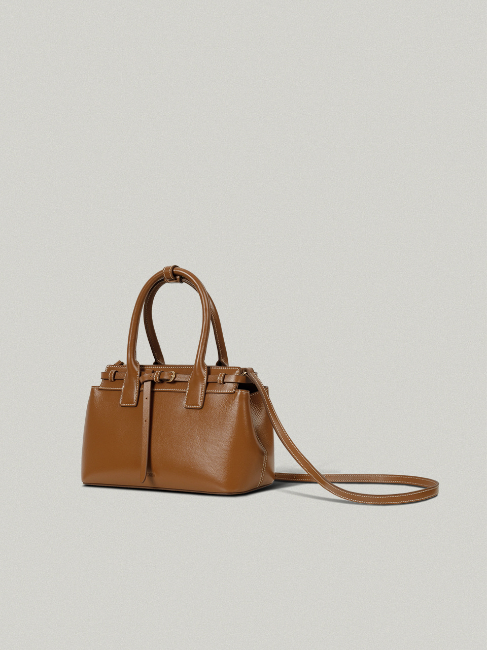 Mini Anneau Bag - Vintage (Black) & Plain (Ercu) & Sitch (Caramel)